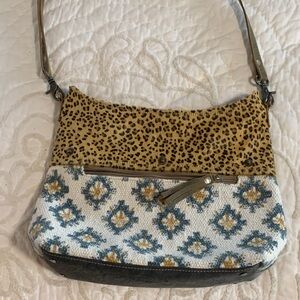 Myra Bag -Stylish Leopard and Floral Women's Bag